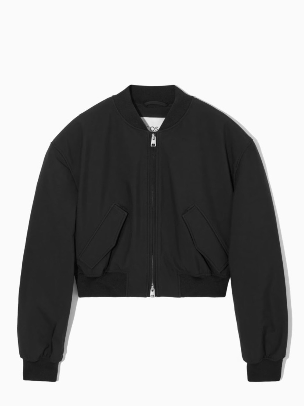 COS cropped bomber jacket